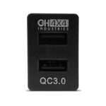 CH4X4 Quick Charge 3.0 Small Dual USB Power Socket for Toyota