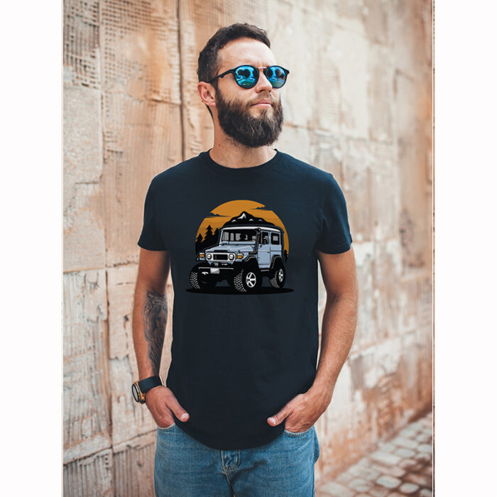 CH4X4 Land Cruiser 40 Series Premium T-Shirt for Toyota enthusiasts